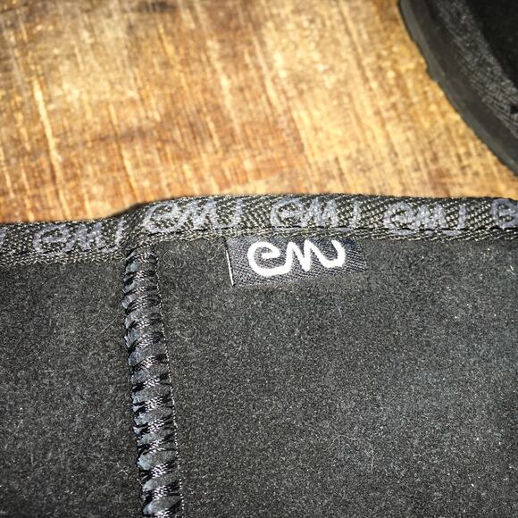 Emu Australia Bronte Tall 12" Boot Womens 8 39 Black Shearling Merino Wool Warm - Picture 10 of 10